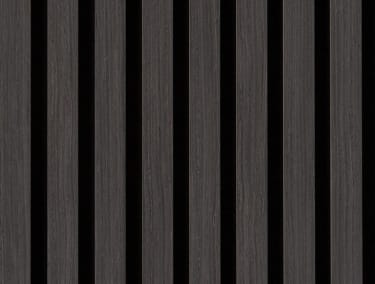 Black Acoustic Fluted Panel